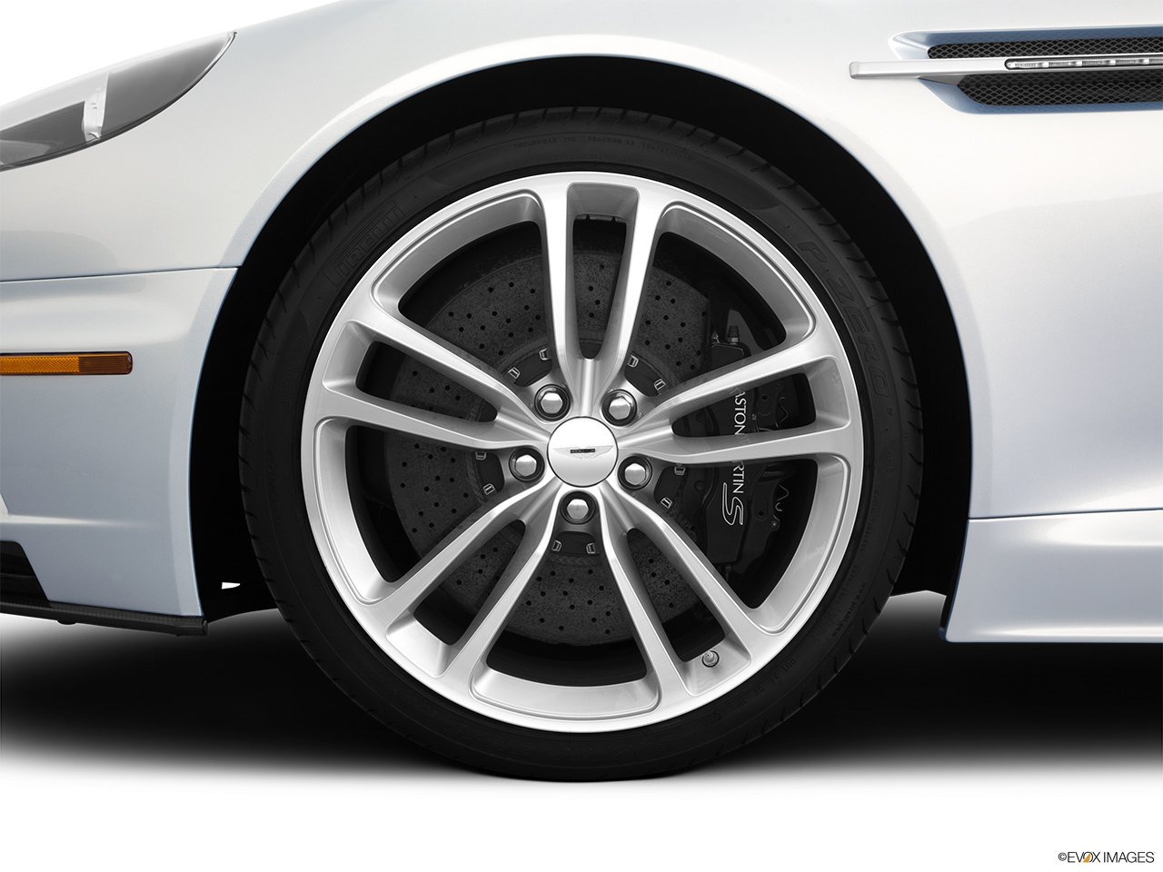 2011 Aston Martin DBS Volante Front Drivers side wheel at profile. 