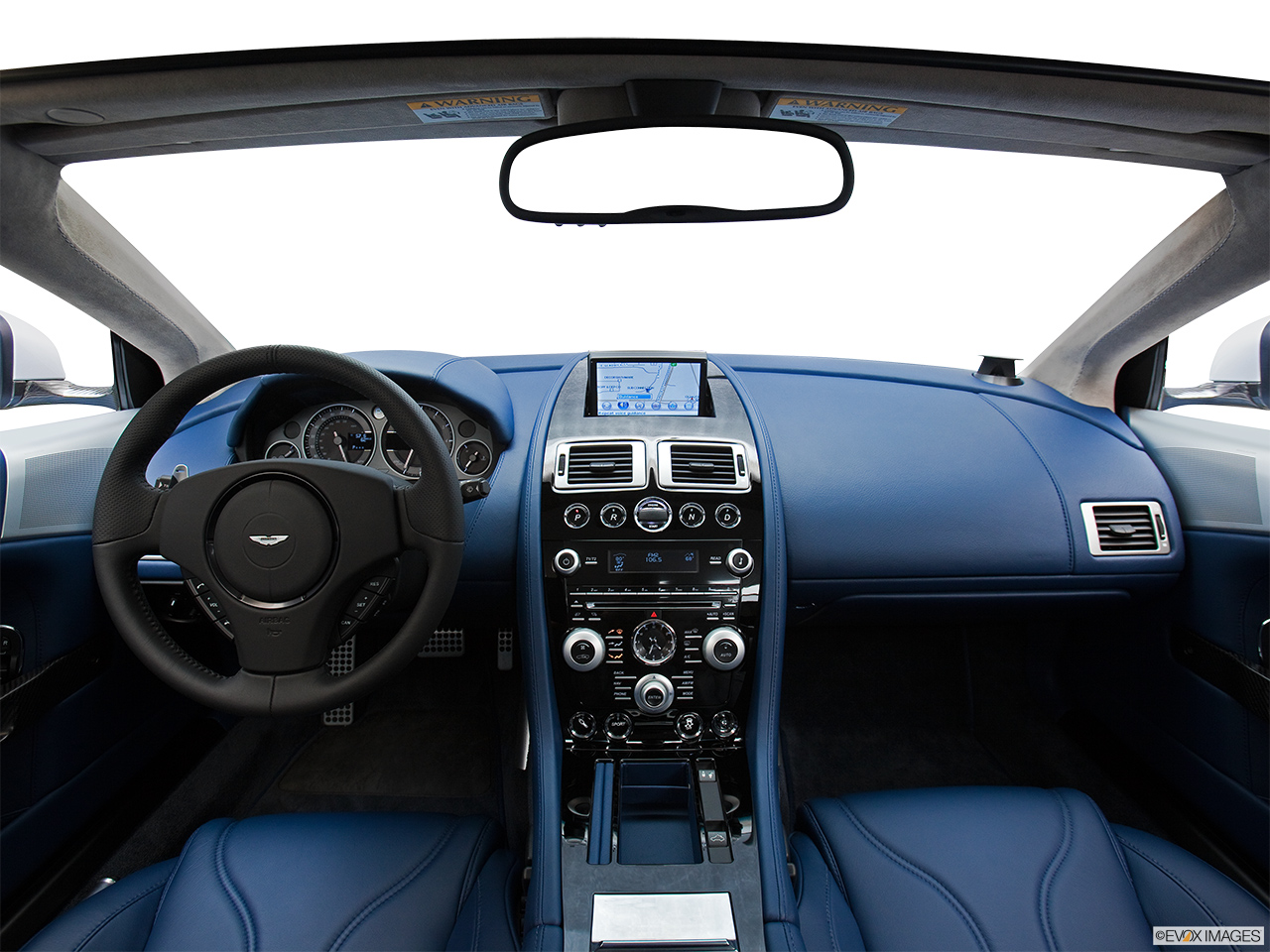 2011 Aston Martin DBS Volante Centered wide dash shot 