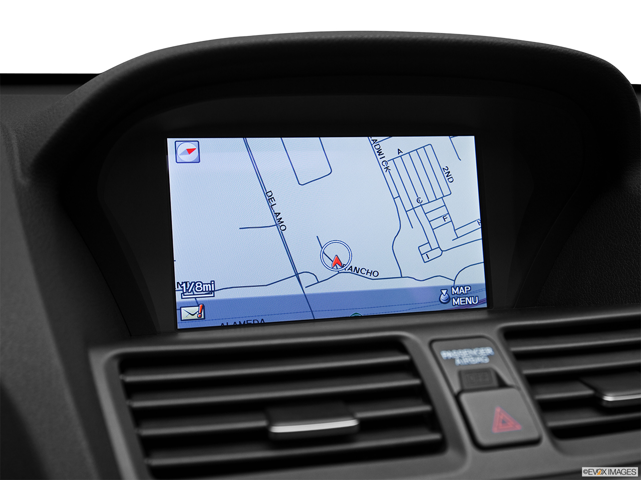2012 Acura TL TL Driver position view of navigation system. 