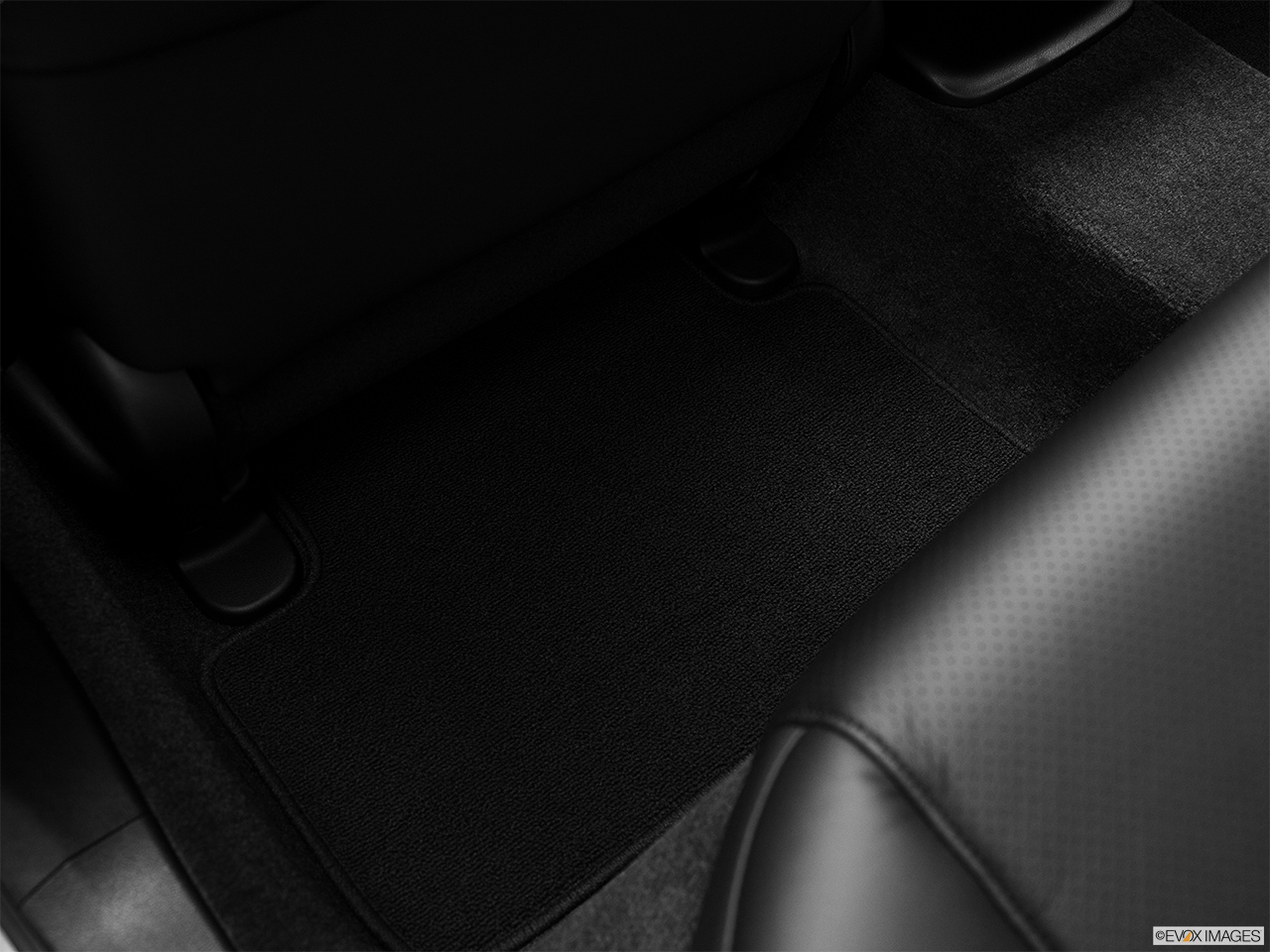 2012 Acura TL TL Rear driver's side floor mat. Mid-seat level from outside looking in. 