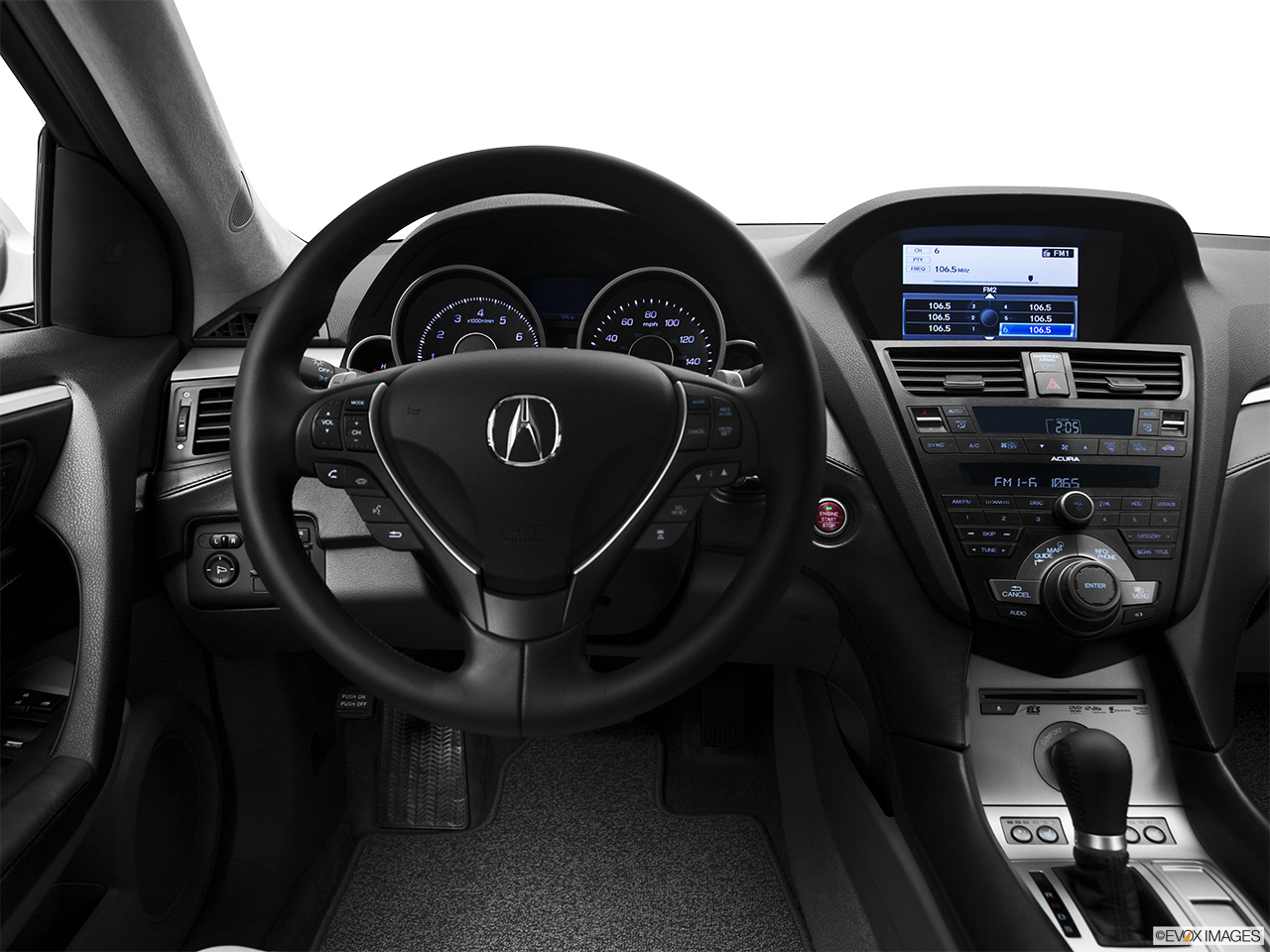 2011 Acura ZDX ZDX Advance Steering wheel/Center Console. 