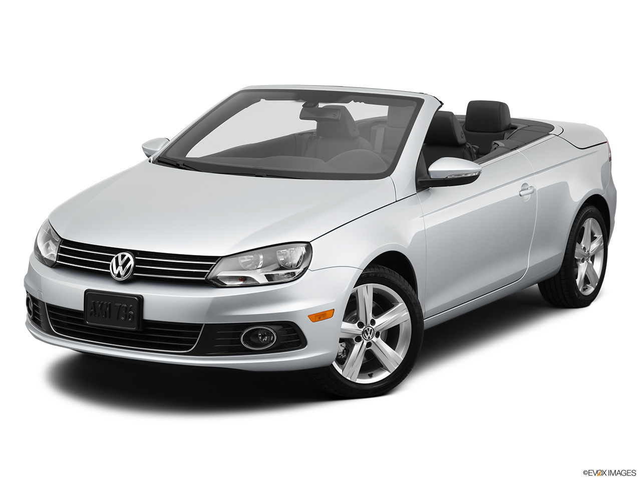 2012 Volkswagen Eos Lux Front angle view. 