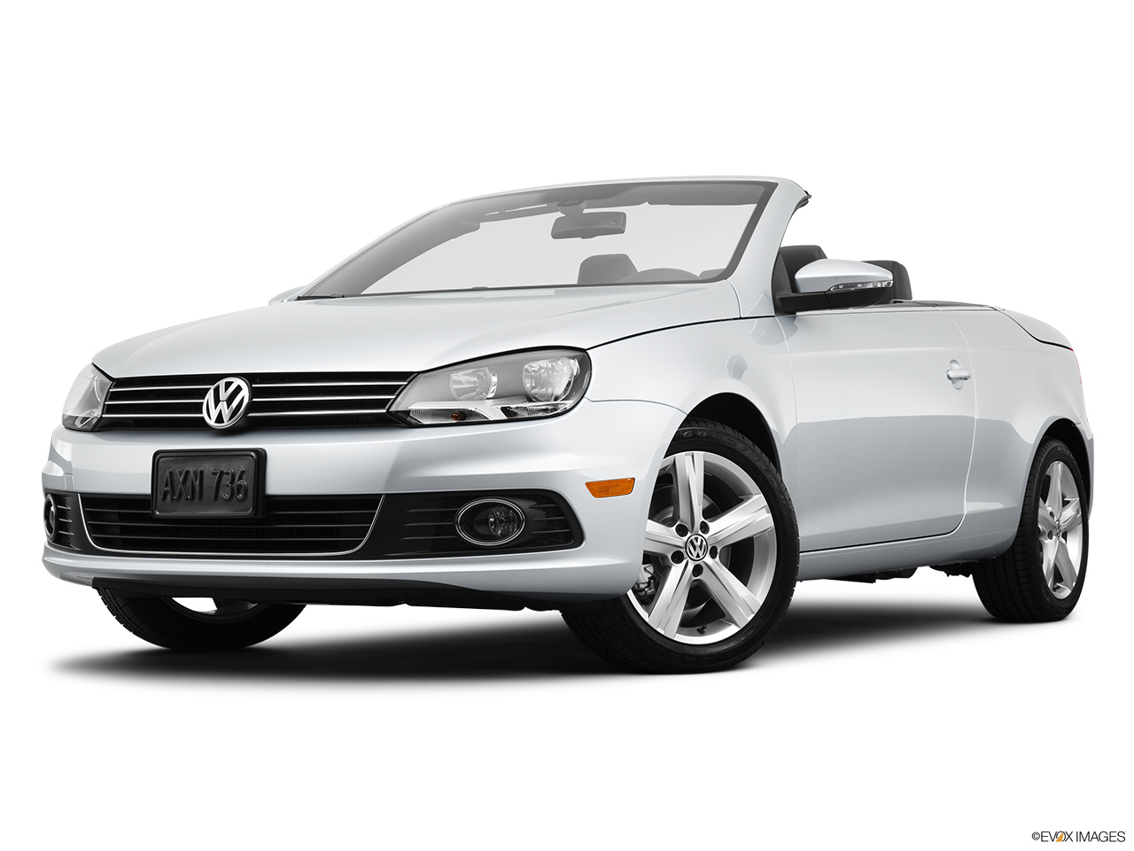2012 Volkswagen Eos Lux Front angle view, low wide perspective. 