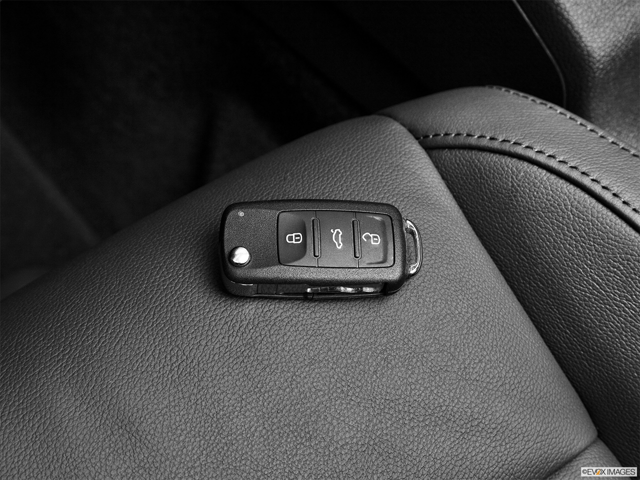 2012 Volkswagen Eos Lux Key fob on driver's seat. 