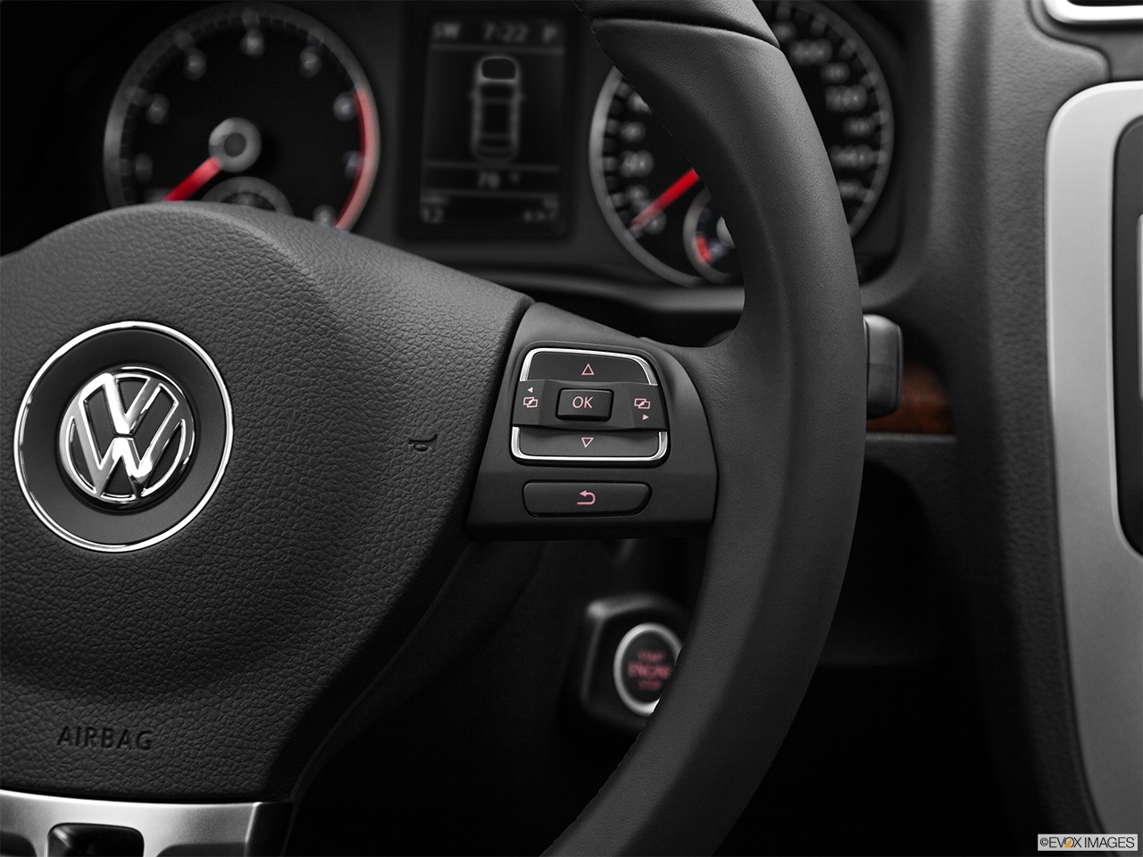 2012 Volkswagen Eos Lux Steering Wheel Controls (Right Side) 