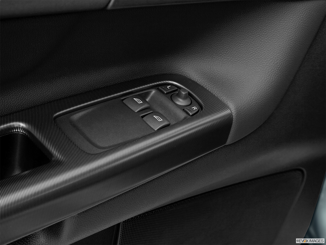 2012 Volvo C30 T5 R-Design Driver's side inside window controls. 