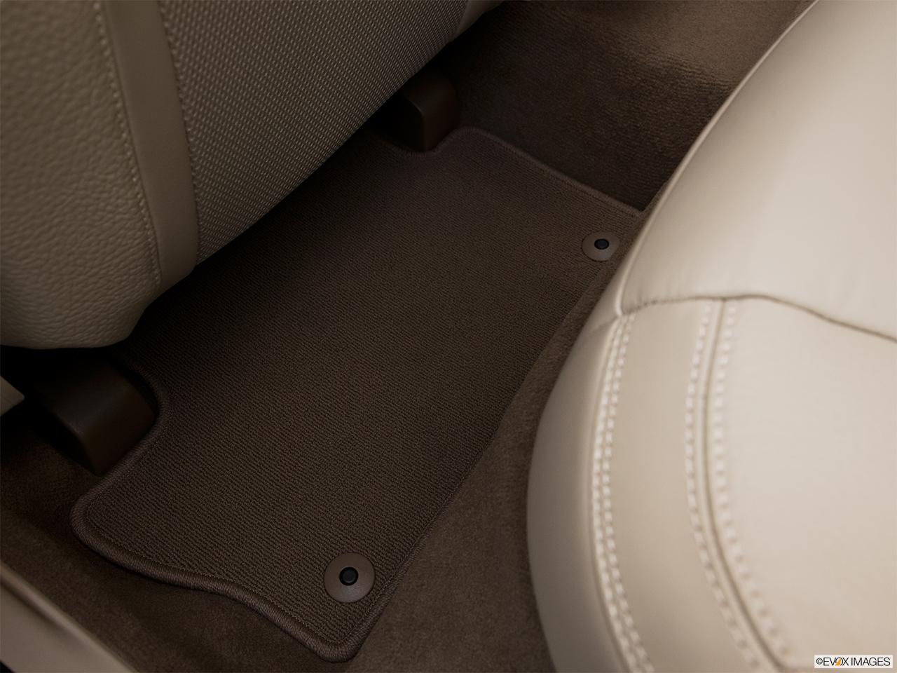 2012 Volvo XC60 3.2L Rear driver's side floor mat. Mid-seat level from outside looking in. 
