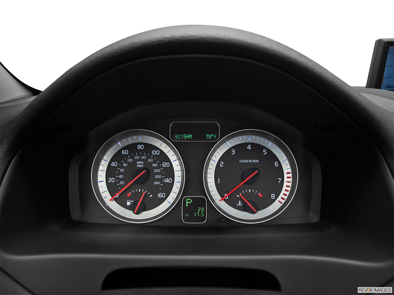 2012 Volvo C70 T5 Speedometer/tachometer. 