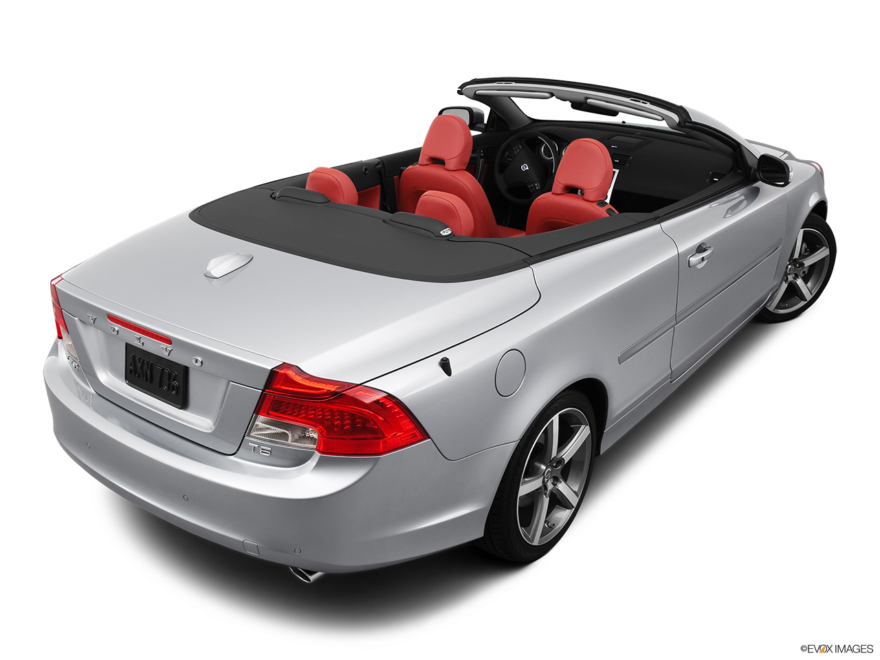 2012 Volvo C70 T5 Rear 3/4 angle view. 