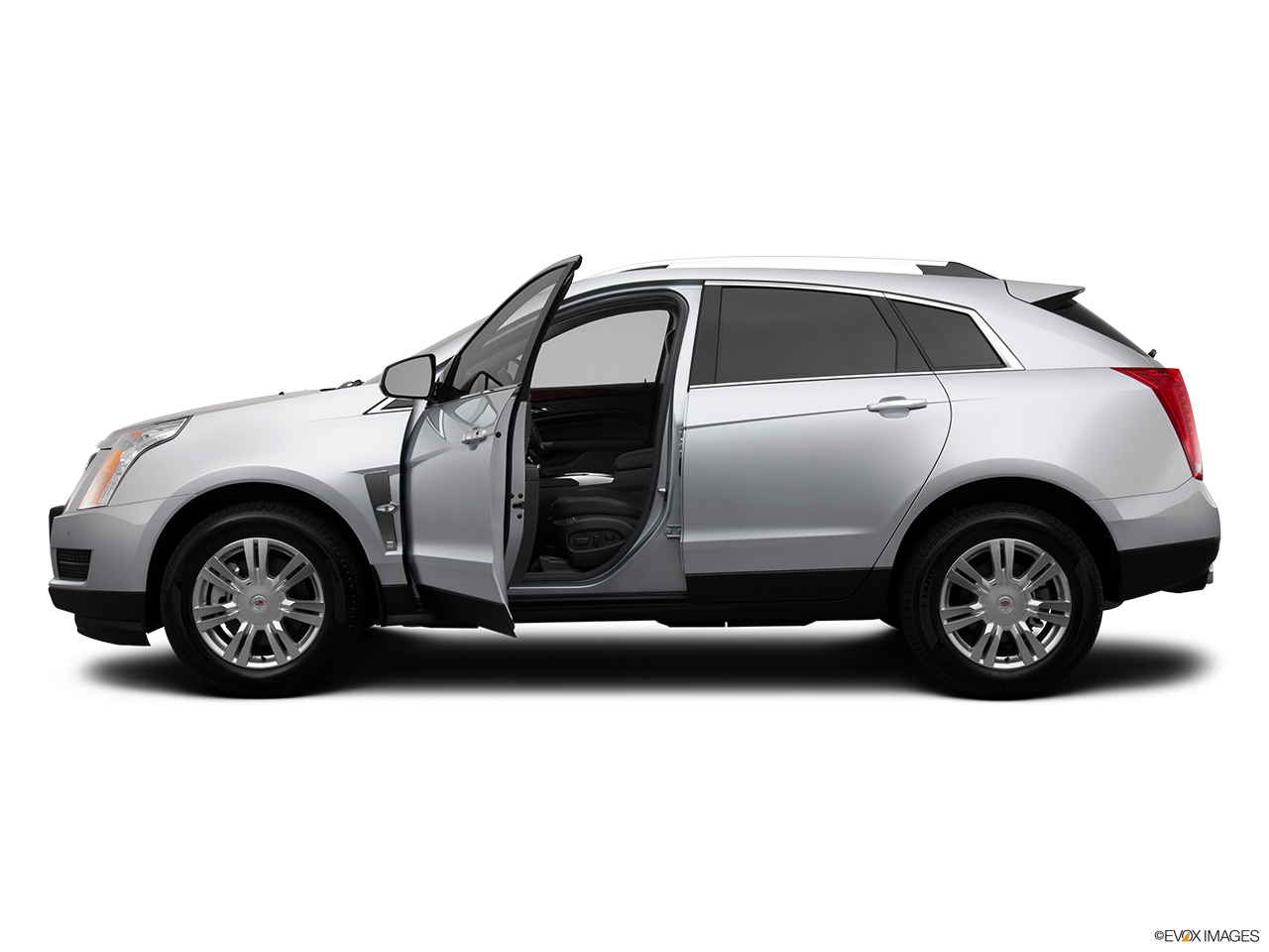 2012 Cadillac SRX Luxury Collection Driver's side profile with drivers side door open. 