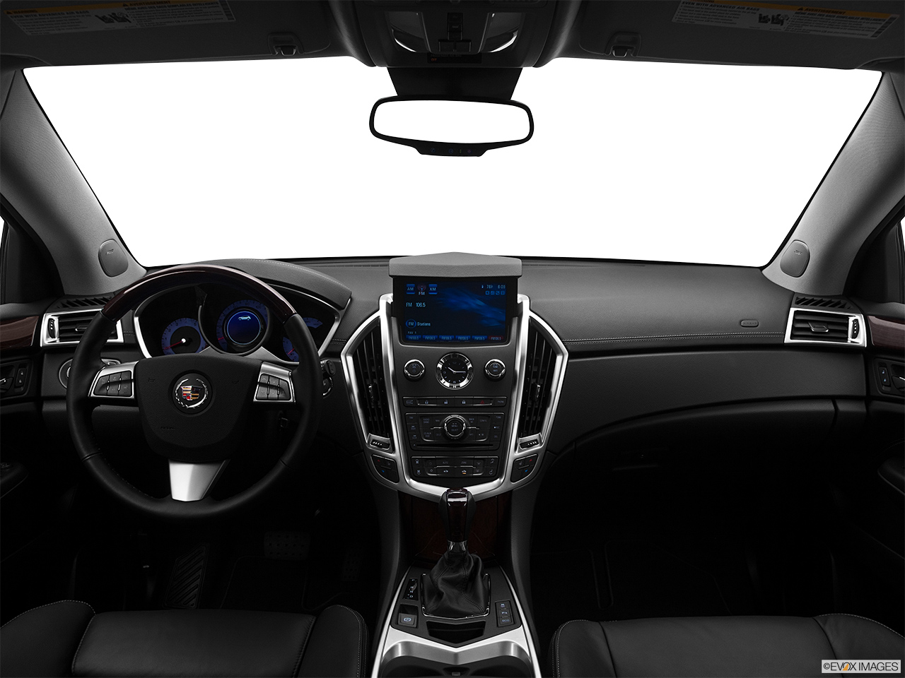 2012 Cadillac SRX Luxury Collection Centered wide dash shot 