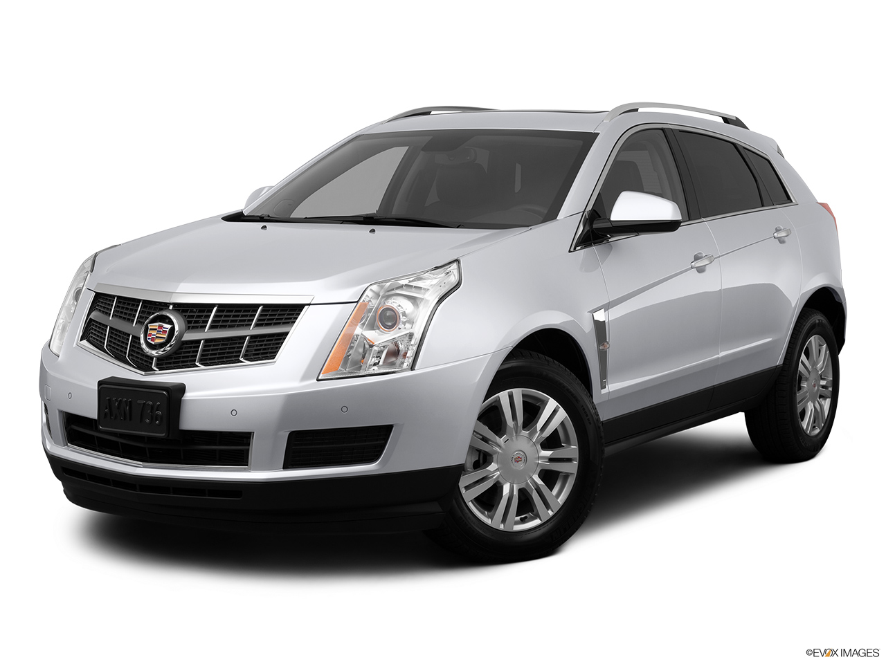 2012 Cadillac SRX Luxury Collection Front angle medium view. 
