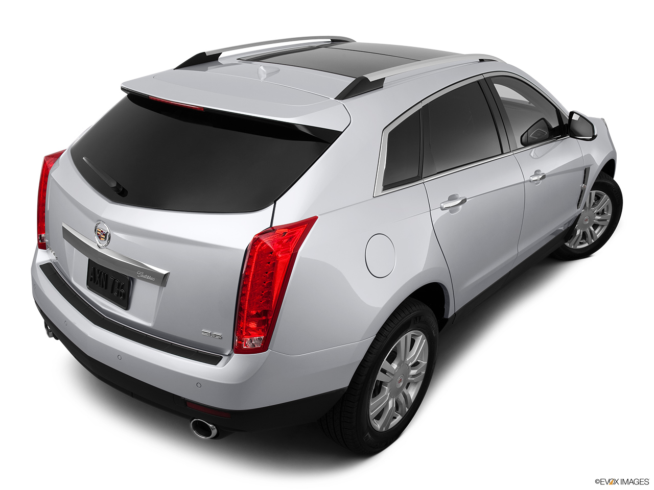 2012 Cadillac SRX Luxury Collection Rear 3/4 angle view. 