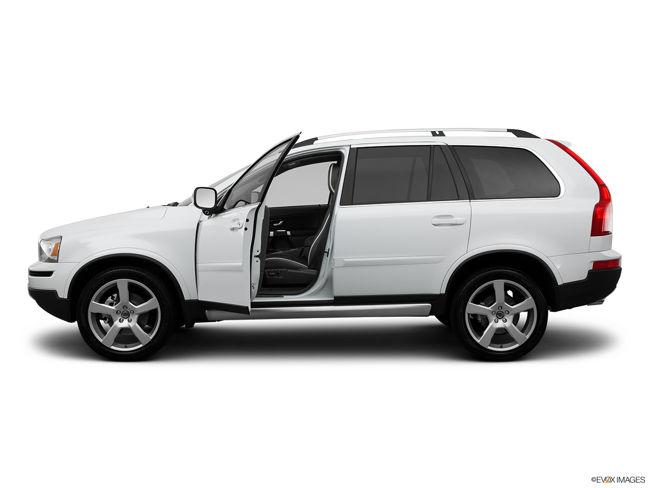 2012 Volvo XC90 R-Design Driver's side profile with drivers side door open. 