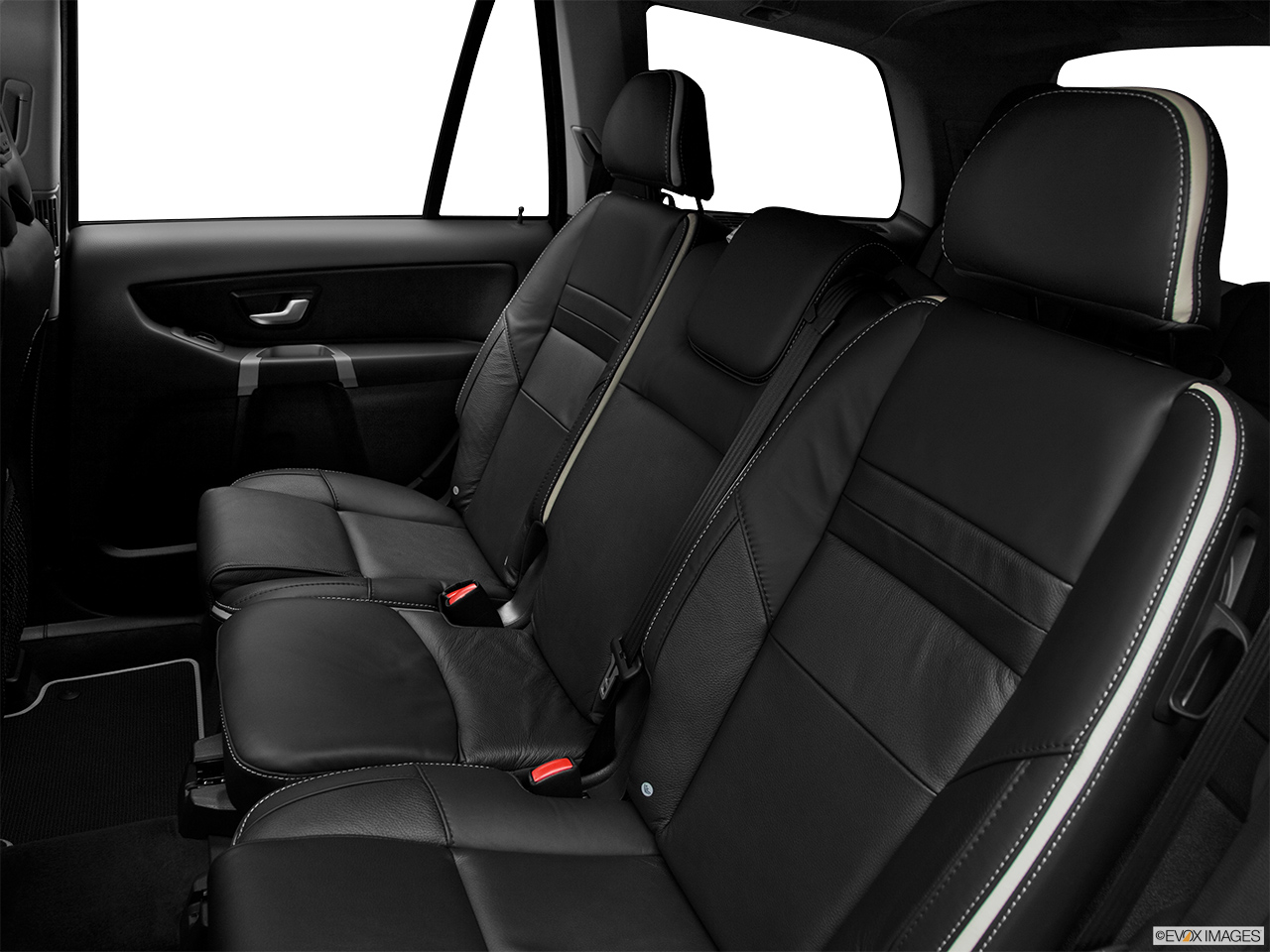 2012 Volvo XC90 R-Design Rear seats from Drivers Side. 
