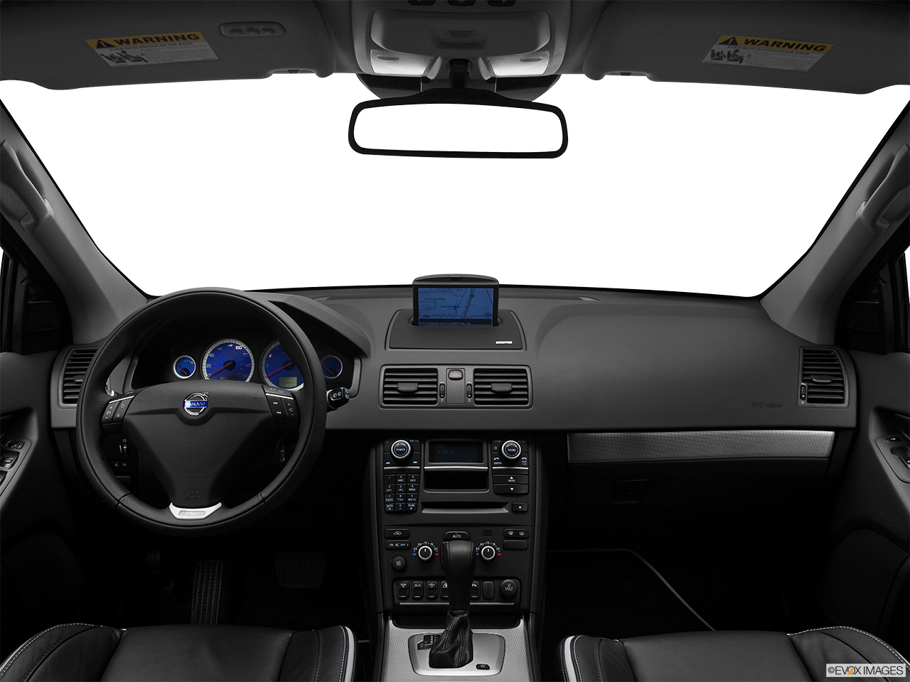 2012 Volvo XC90 R-Design Centered wide dash shot 