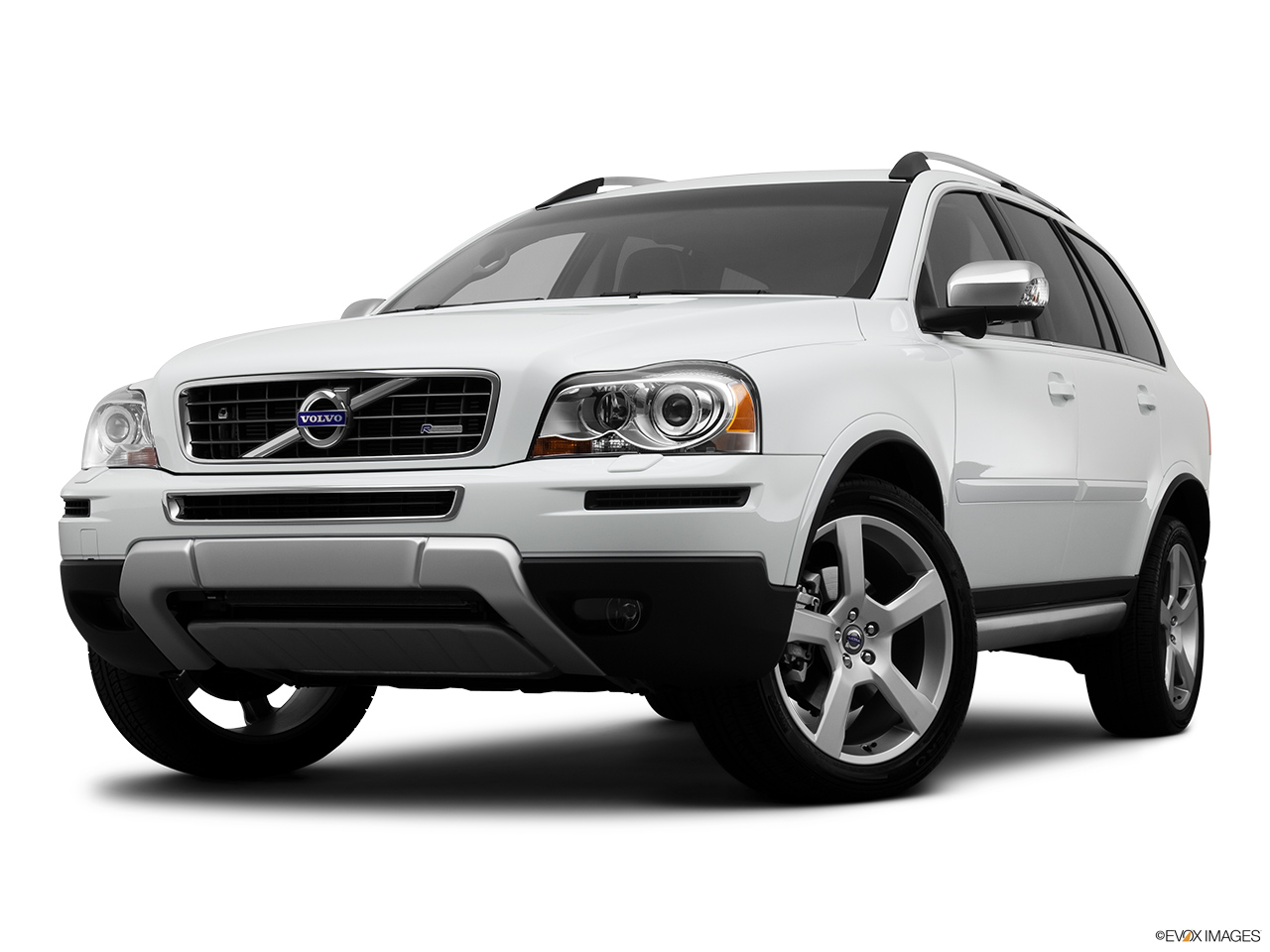 2012 Volvo XC90 R-Design Front angle view, low wide perspective. 