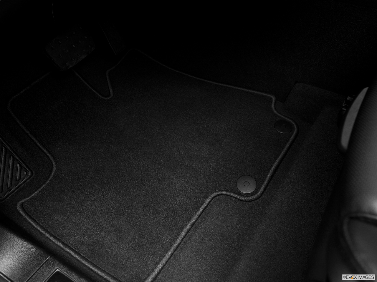 2011 Saab 9-4X 3.0i Driver's floor mat and pedals. Mid-seat level from outside looking in. 