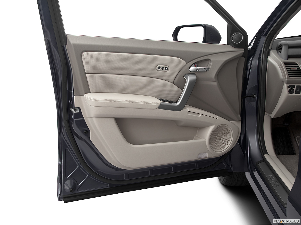2012 Acura RDX RDX Inside of driver's side open door, window open. 