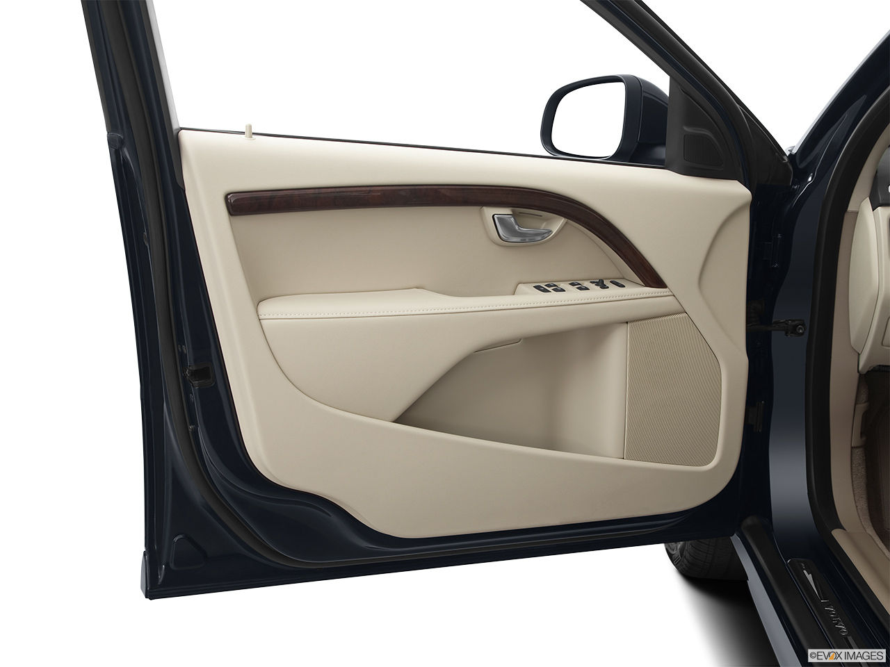 2012 Volvo S80 3.2 Inside of driver's side open door, window open. 