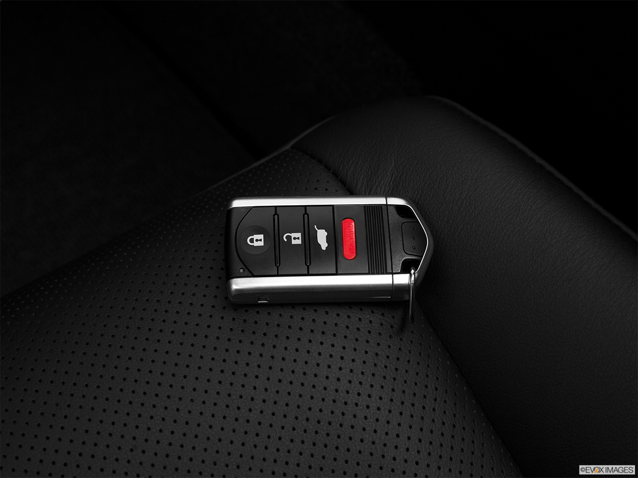 2012 Acura ZDX ZDX Advance Key fob on driver's seat. 