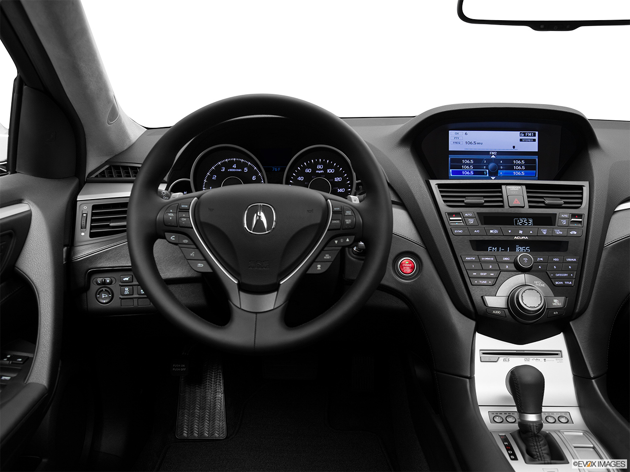 2012 Acura ZDX ZDX Advance Steering wheel/Center Console. 
