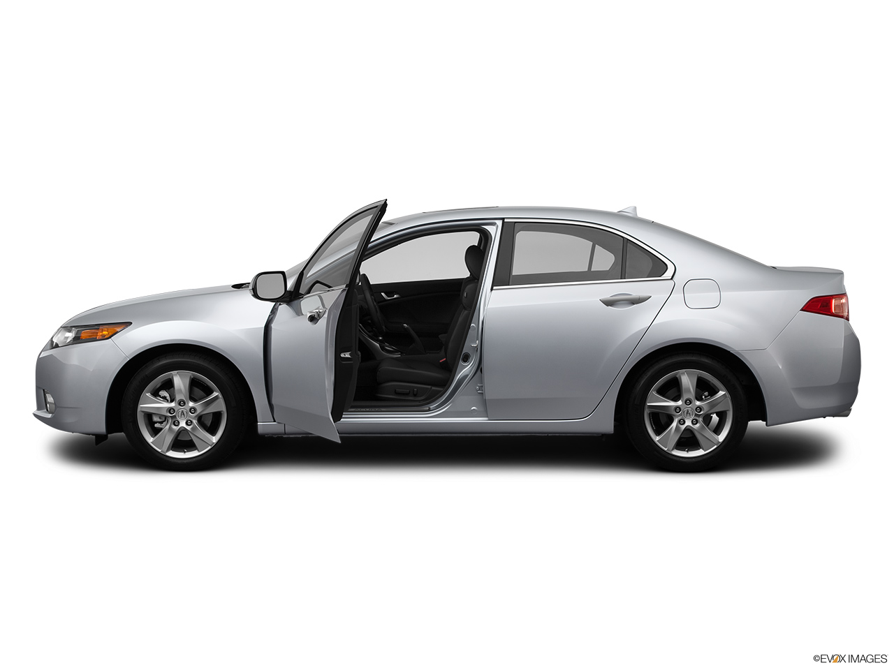 2012 Acura TSX 5-Speed Automatic Driver's side profile with drivers side door open. 