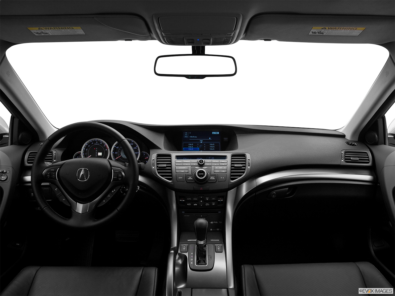 2012 Acura TSX 5-Speed Automatic Centered wide dash shot 