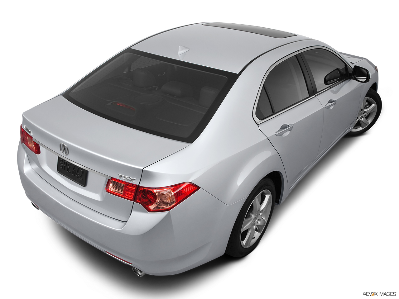 2012 Acura TSX 5-Speed Automatic Rear 3/4 angle view. 