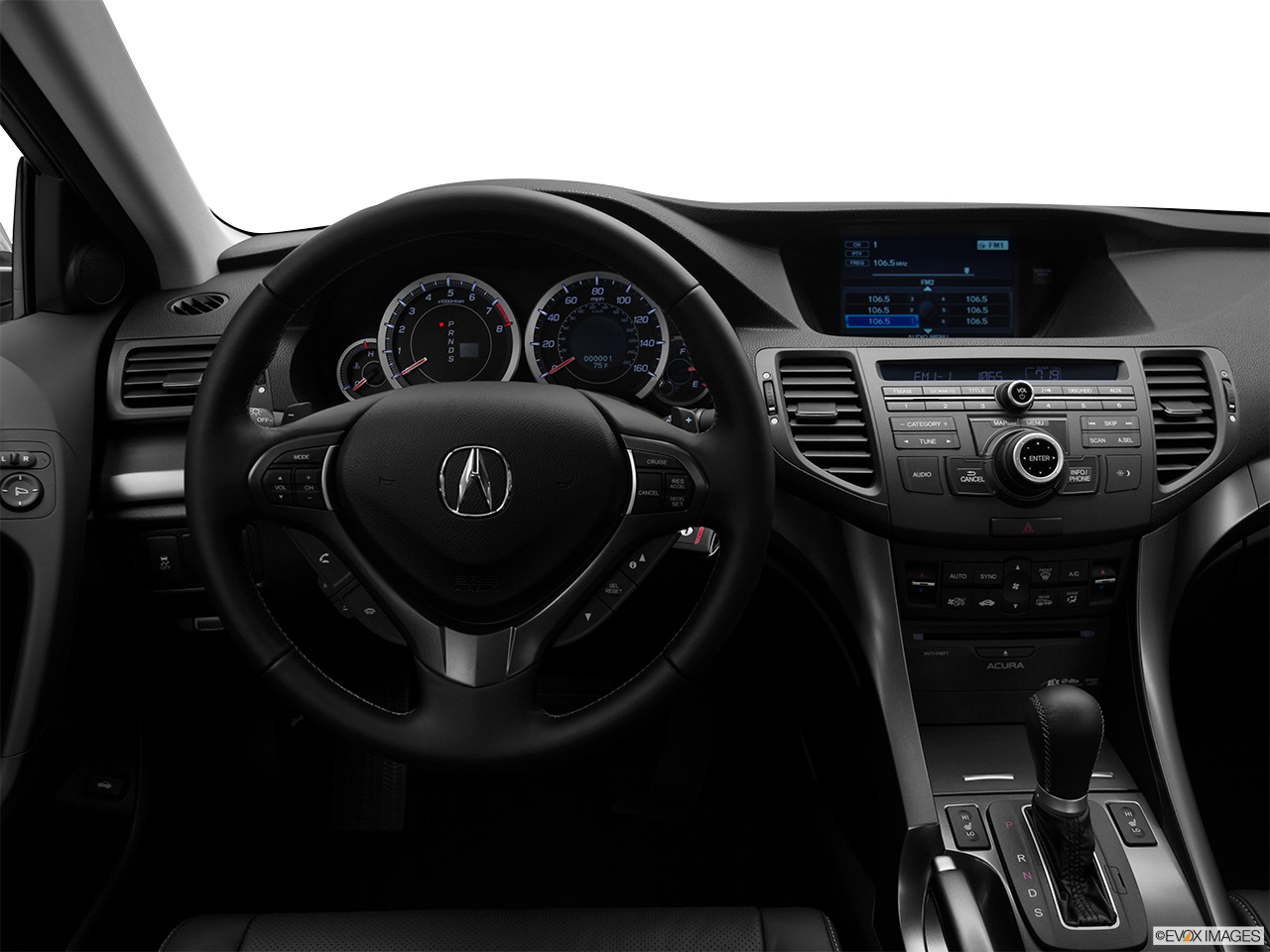 2012 Acura TSX 5-Speed Automatic Steering wheel/Center Console. 
