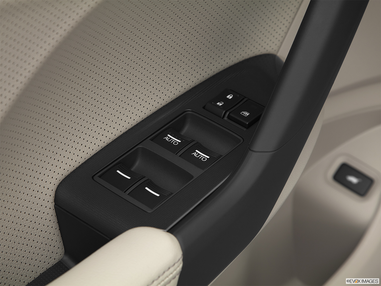 2012 Acura TSX Sport Wagon Driver's side inside window controls. 