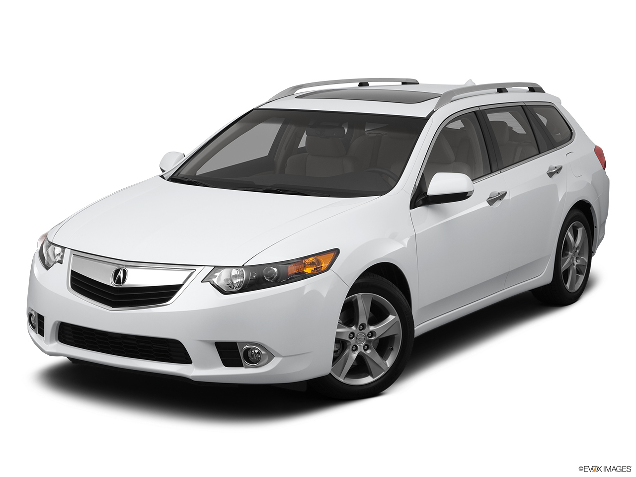 2012 Acura TSX Sport Wagon Front angle view. 