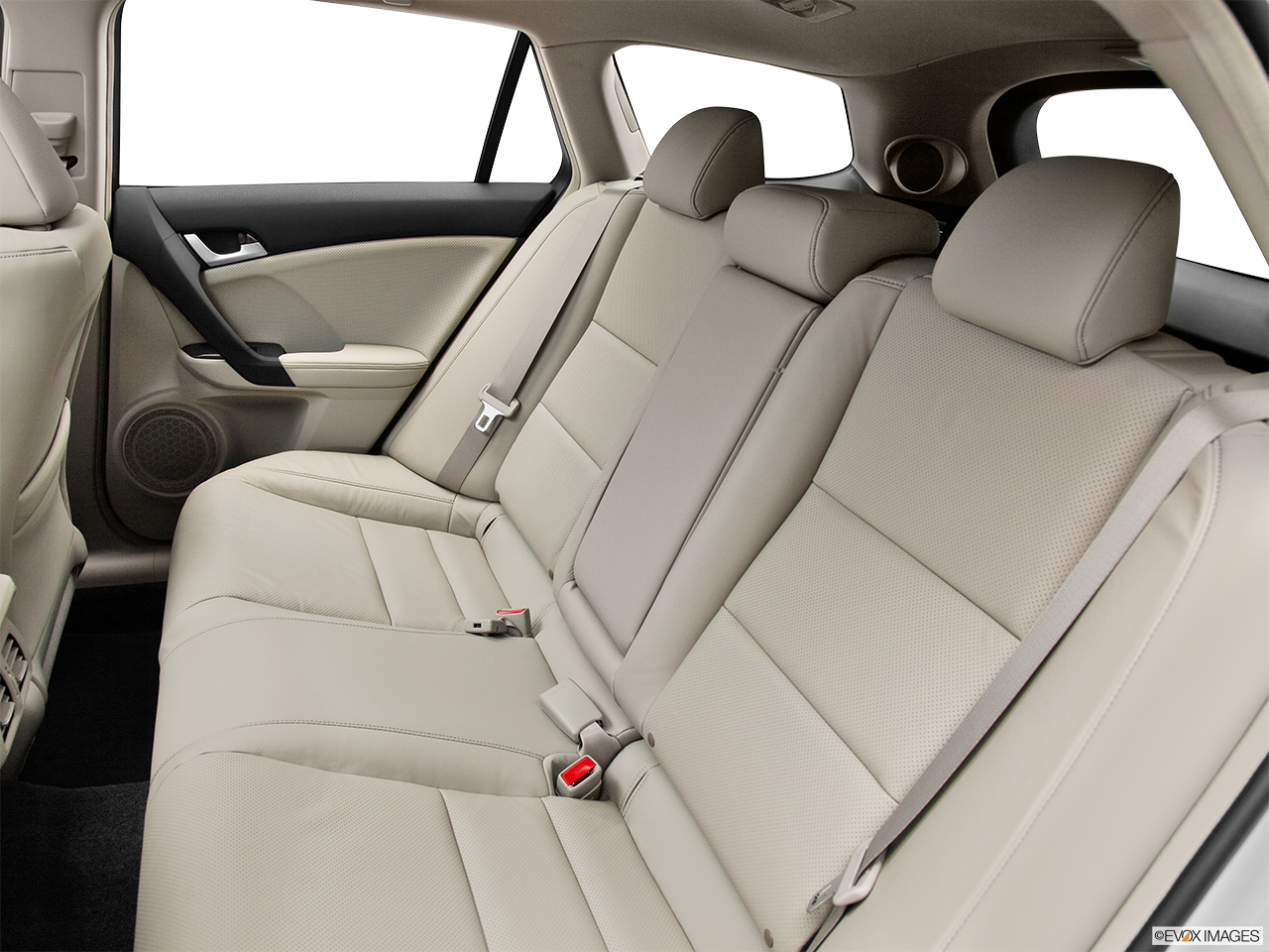 2012 Acura TSX Sport Wagon Rear seats from Drivers Side. 
