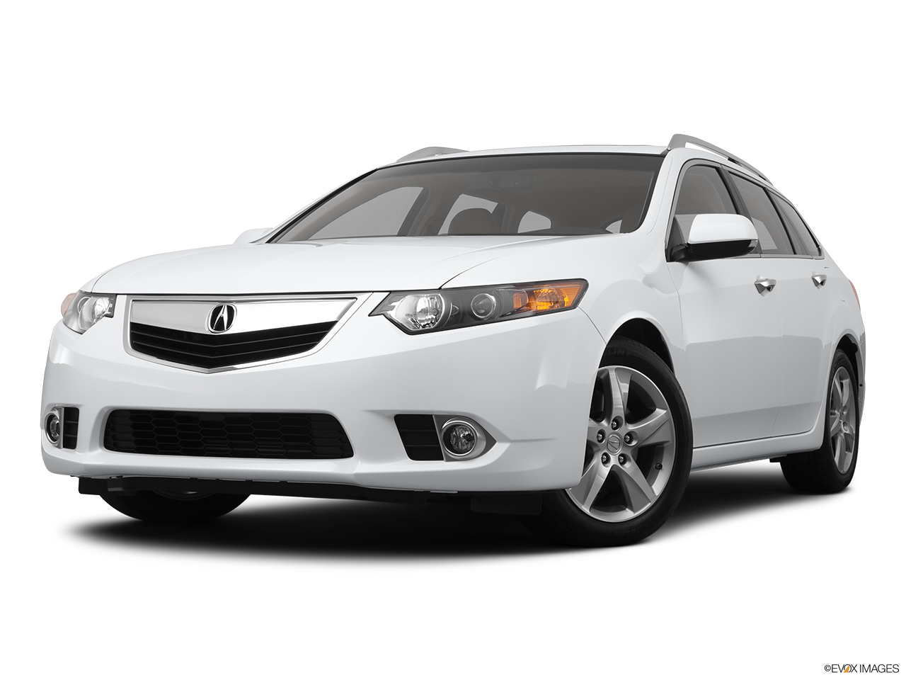 2012 Acura TSX Sport Wagon Front angle view, low wide perspective. 