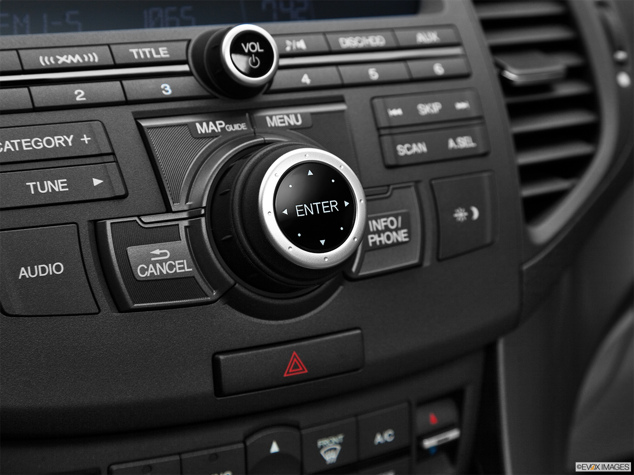 2012 Acura TSX Sport Wagon System Controls. 