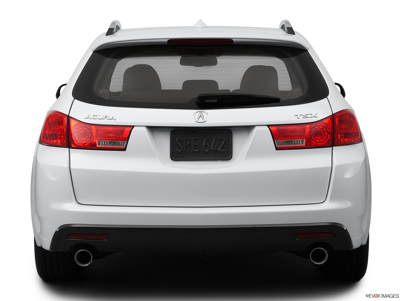 2012 Acura TSX Sport Wagon Low/wide rear. 
