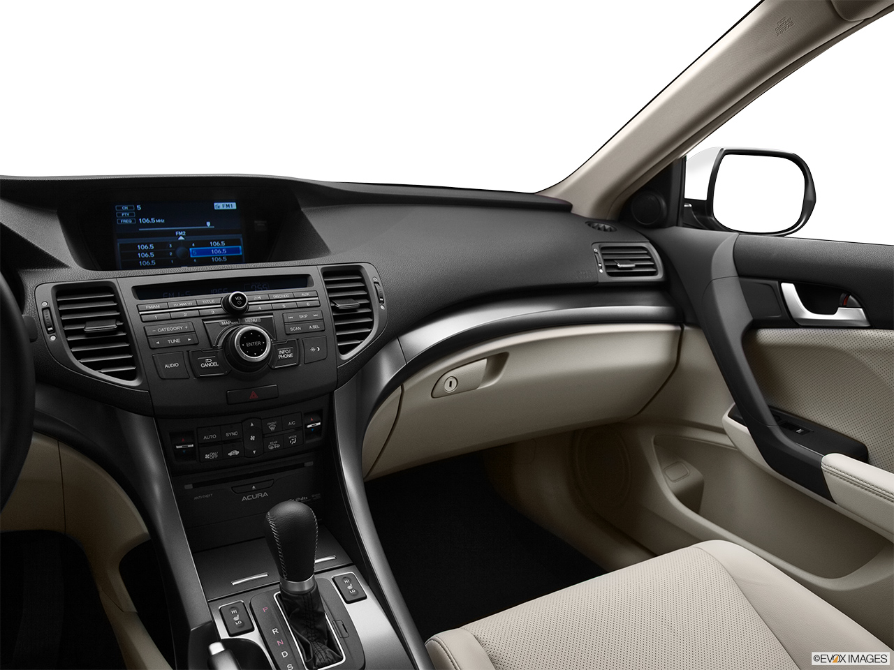 2012 Acura TSX Sport Wagon Center Console/Passenger Side. 