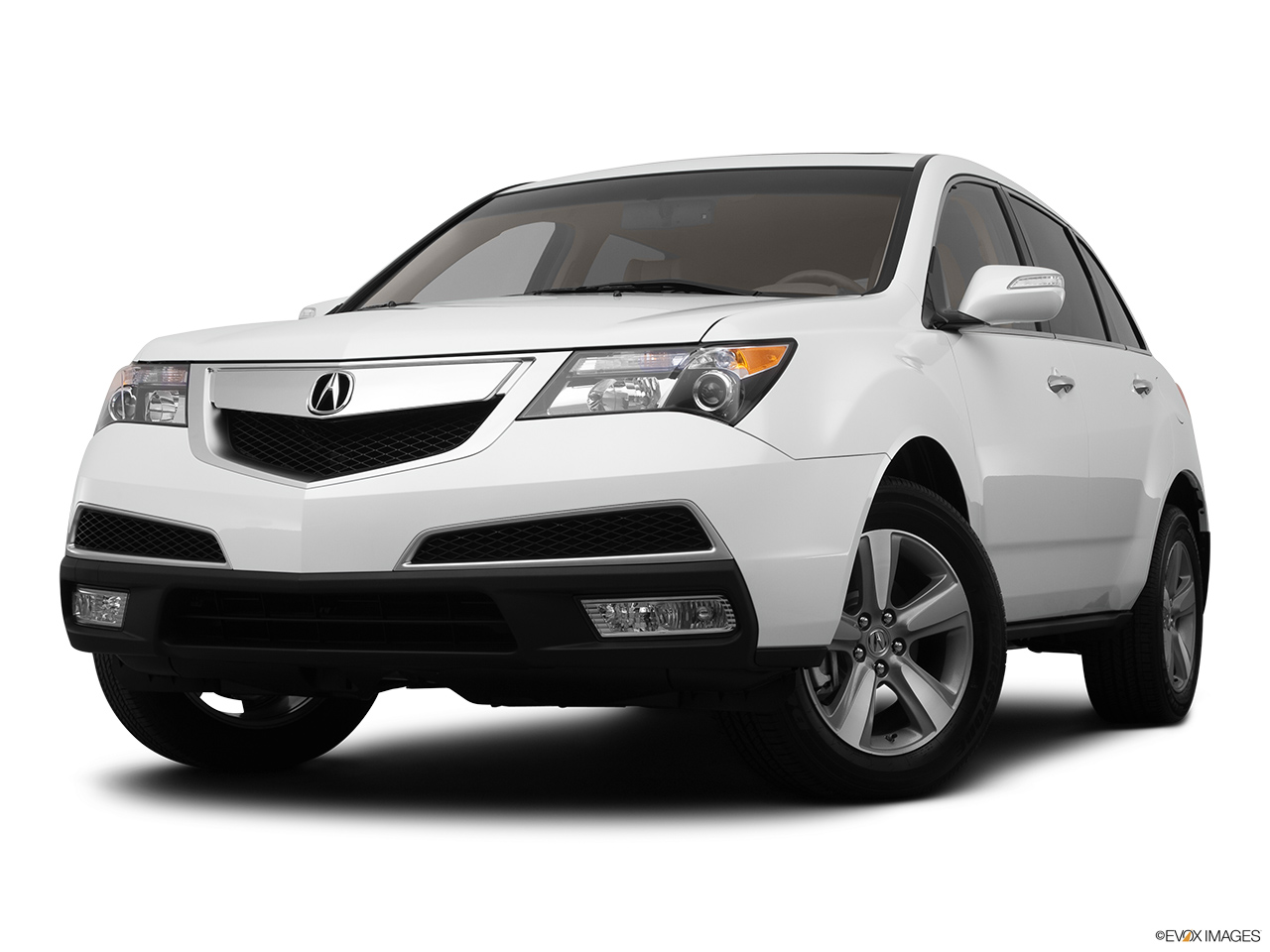 2012 Acura MDX Base Front angle view, low wide perspective. 