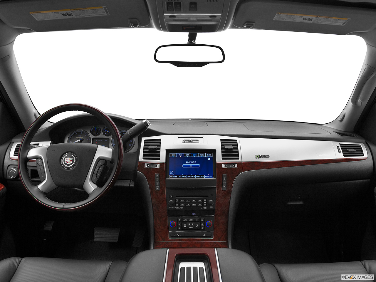 2012 Cadillac Escalade Hybrid Base Centered wide dash shot 