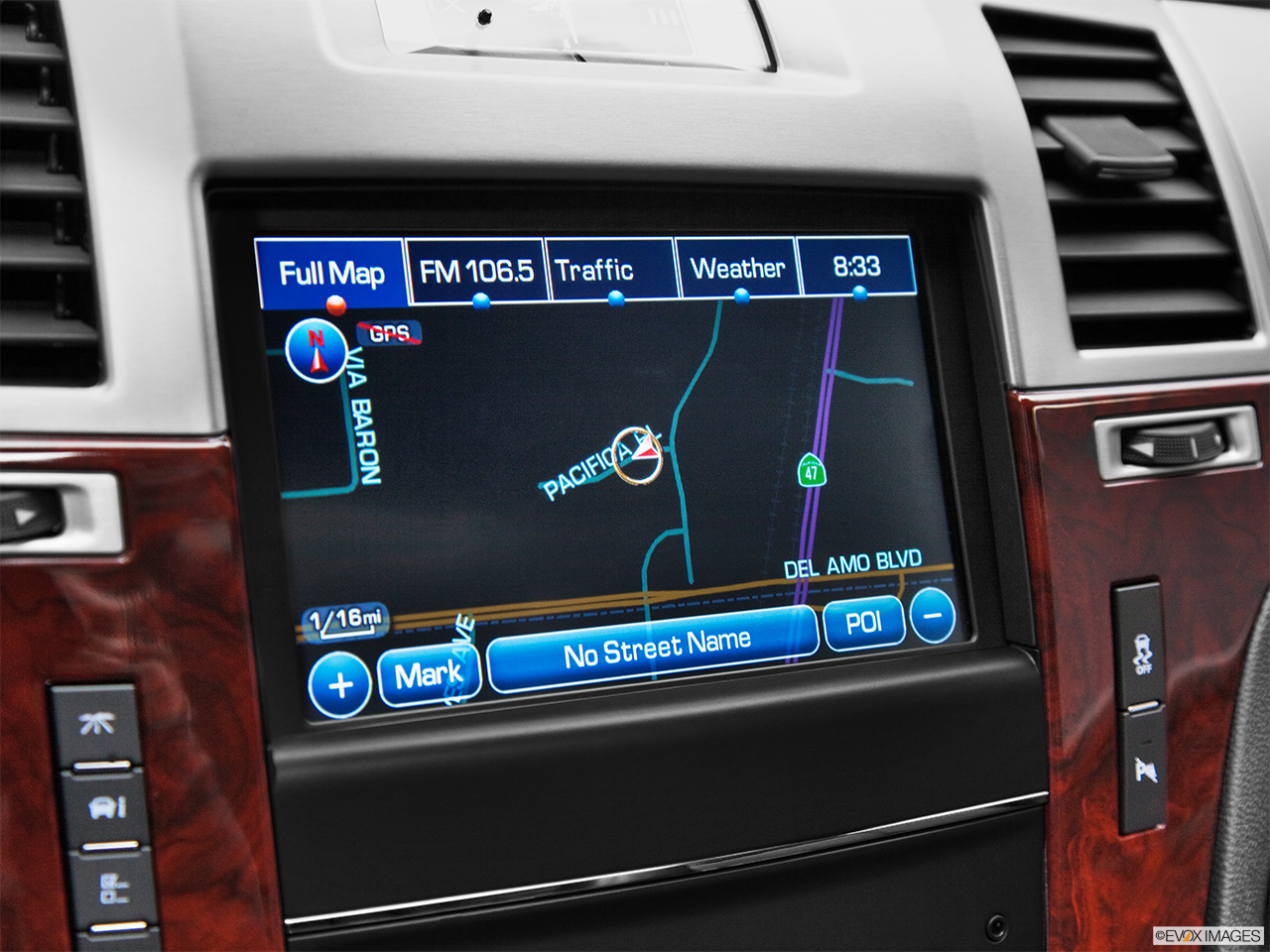2012 Cadillac Escalade Hybrid Base Driver position view of navigation system. 