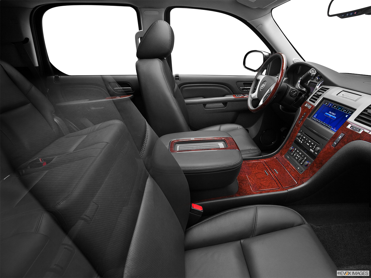 2012 Cadillac Escalade Hybrid Base Fake Buck Shot - Interior from Passenger B pillar. 