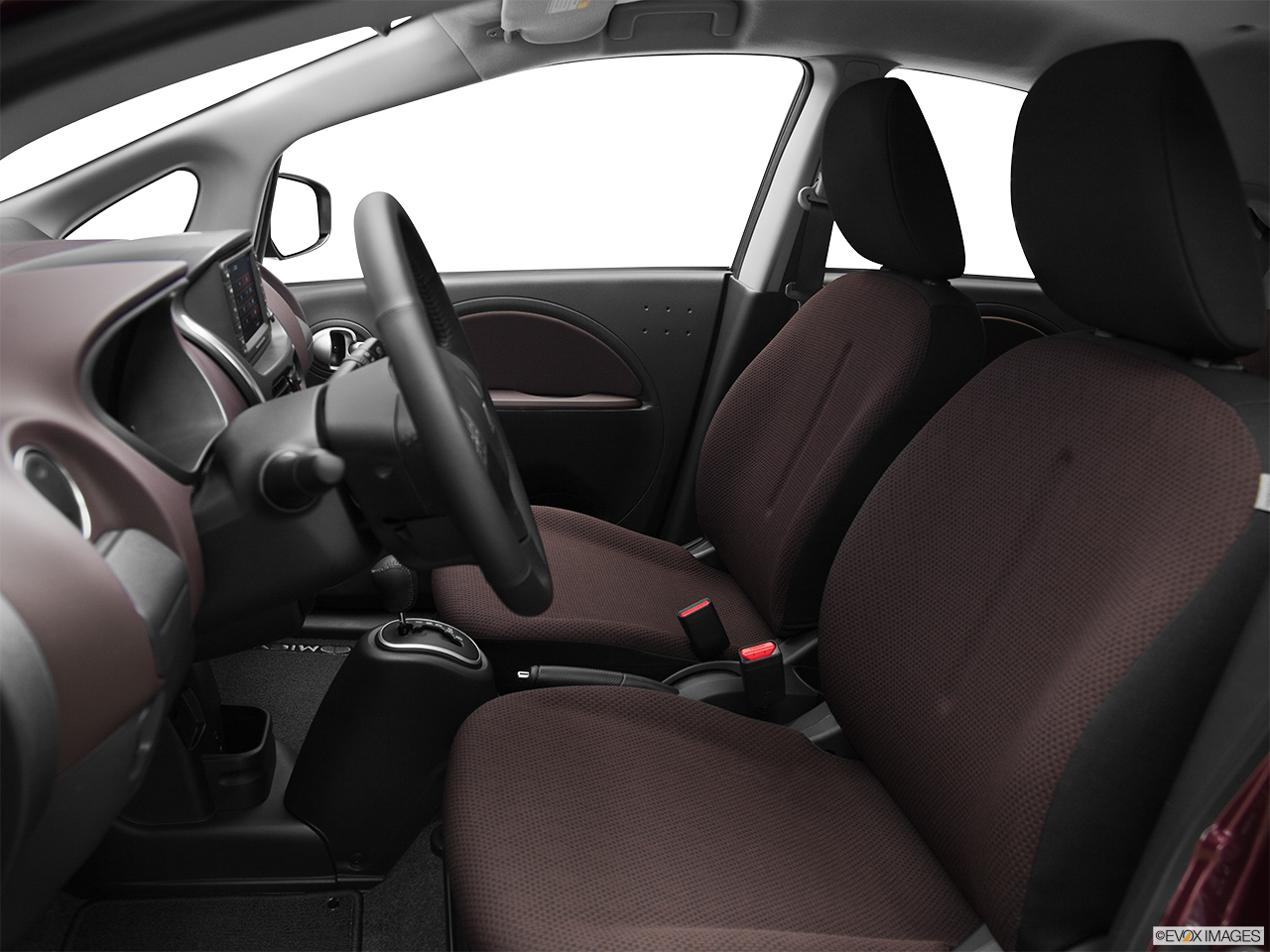 2012 Mitsubishi i-Miev SE Front seats from Drivers Side. 