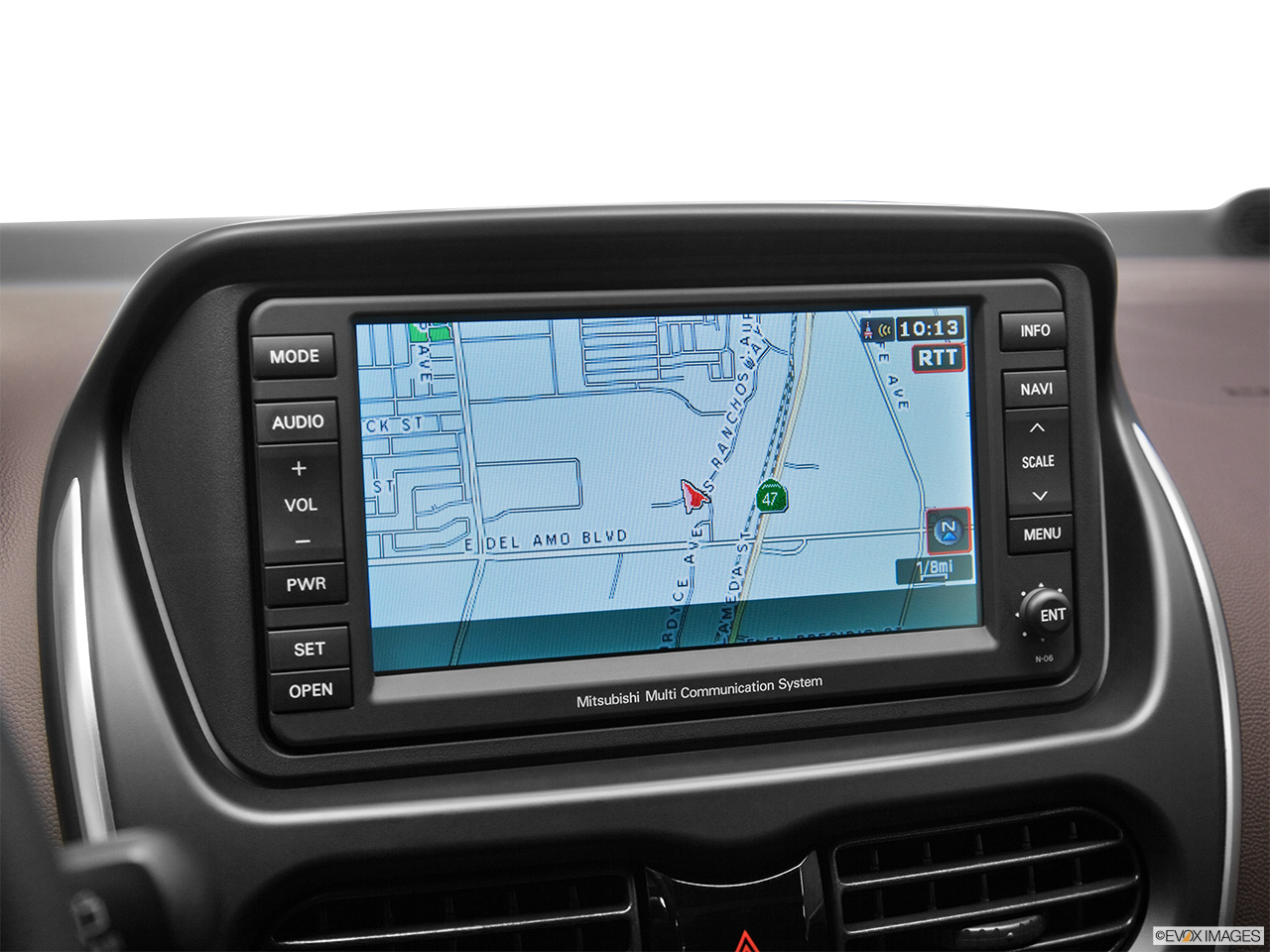2012 Mitsubishi i-Miev SE Driver position view of navigation system. 