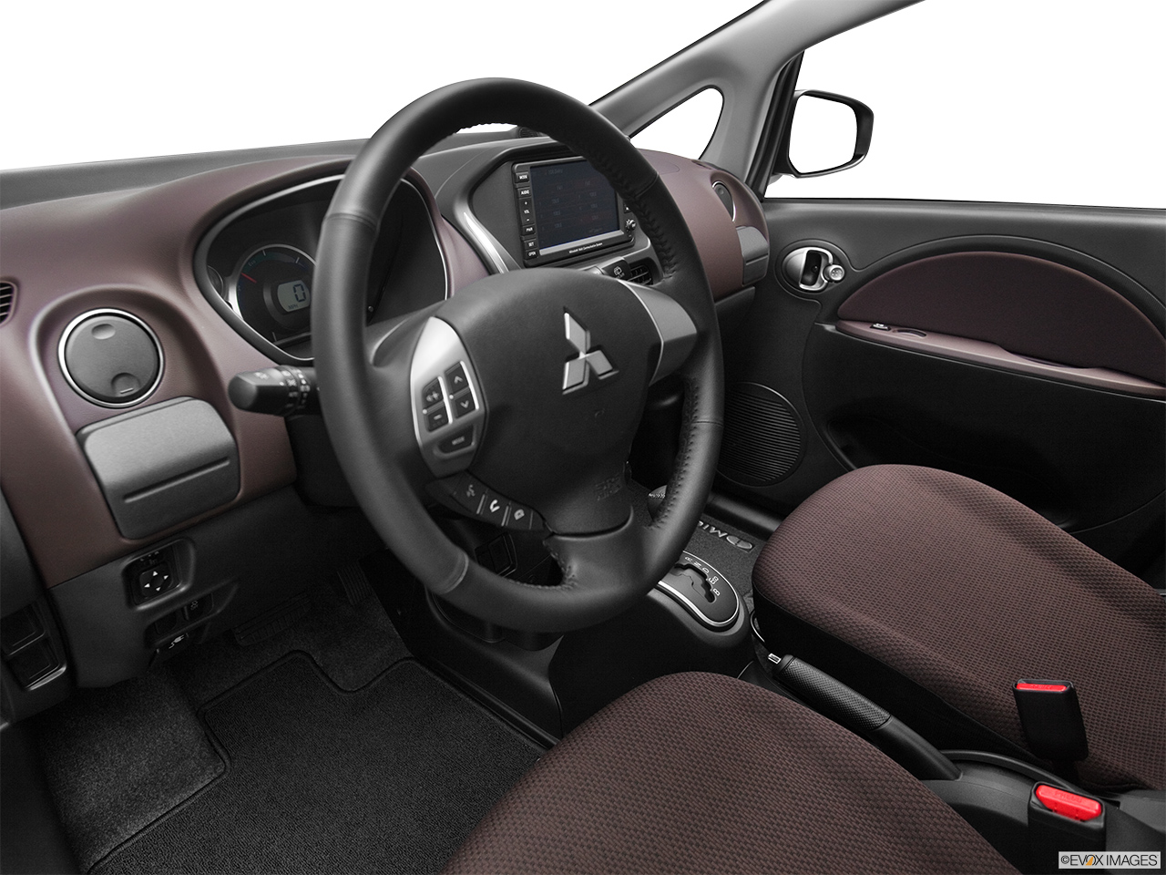2012 Mitsubishi i-Miev SE Interior Hero (driver's side). 