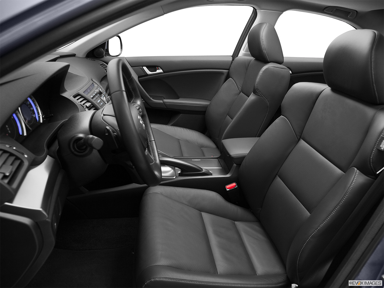 2012 Acura TSX V6 Front seats from Drivers Side. 