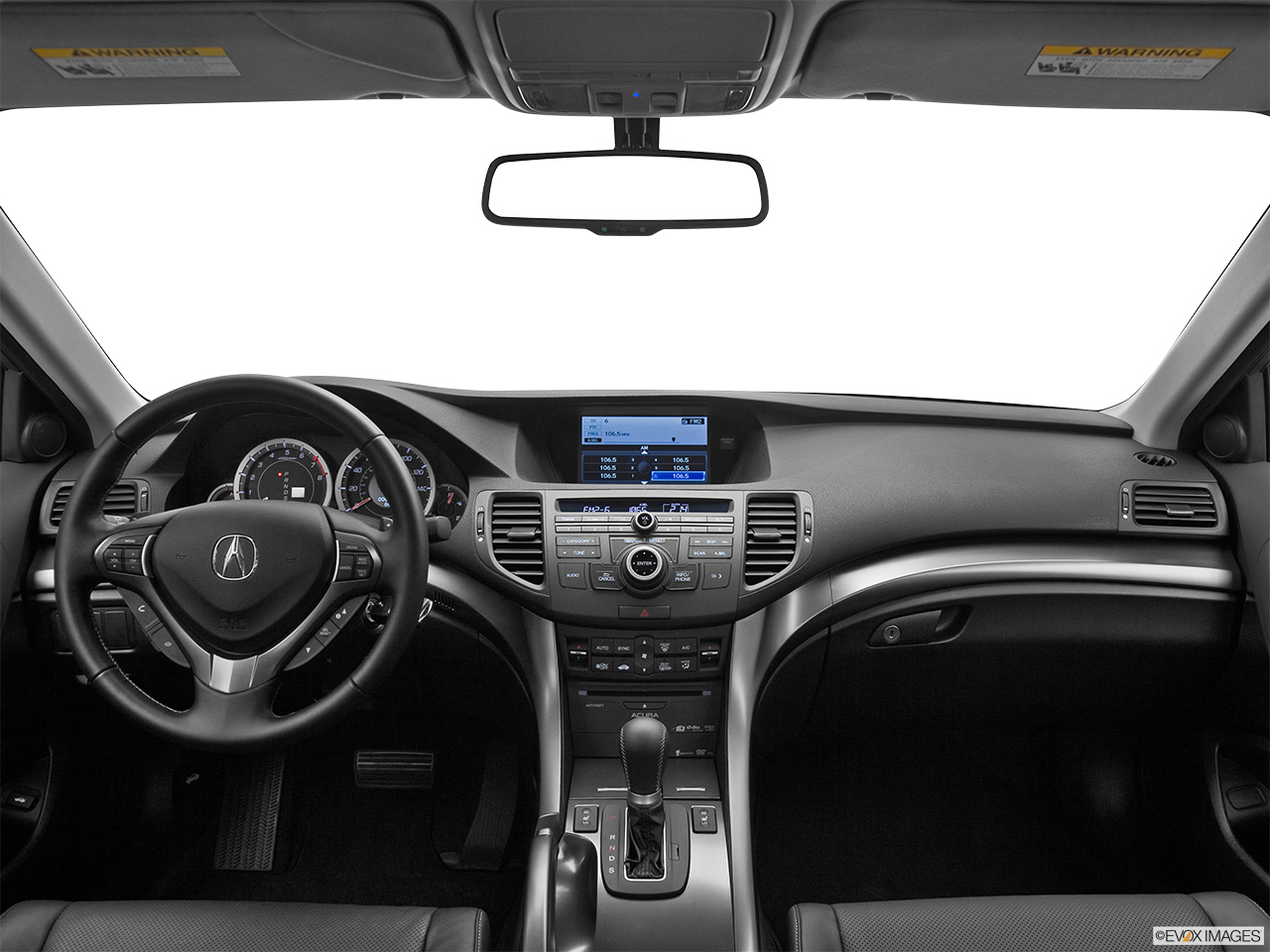 2012 Acura TSX V6 Centered wide dash shot 