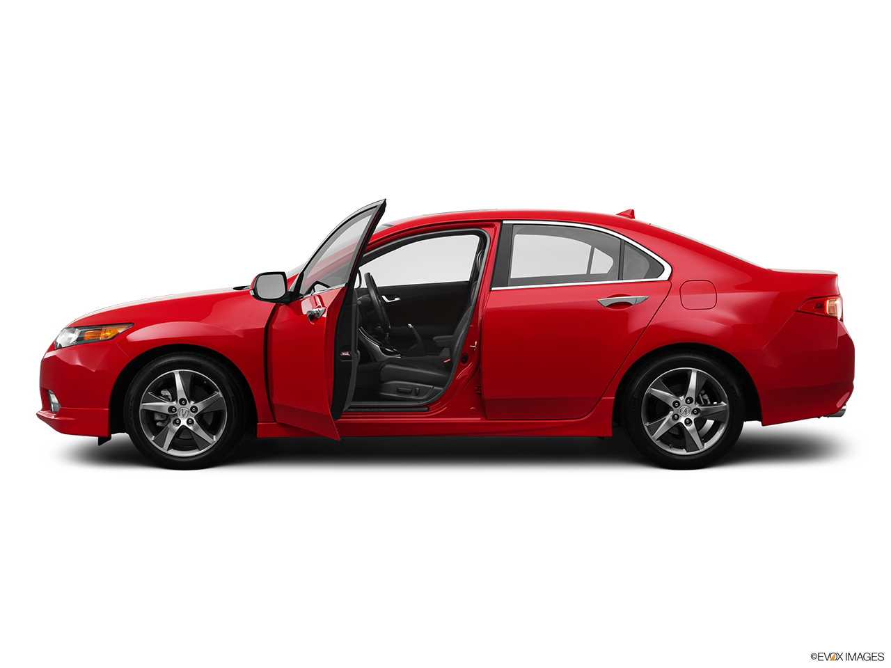 2012 Acura TSX Special Edition 6-Speed Manual Driver's side profile with drivers side door open. 