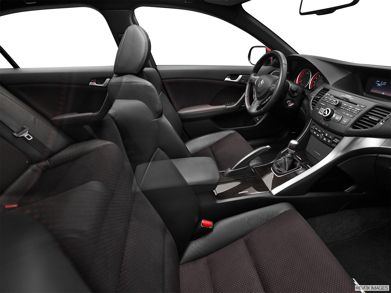 2012 Acura TSX Special Edition 6-Speed Manual Fake Buck Shot - Interior from Passenger B pillar. 