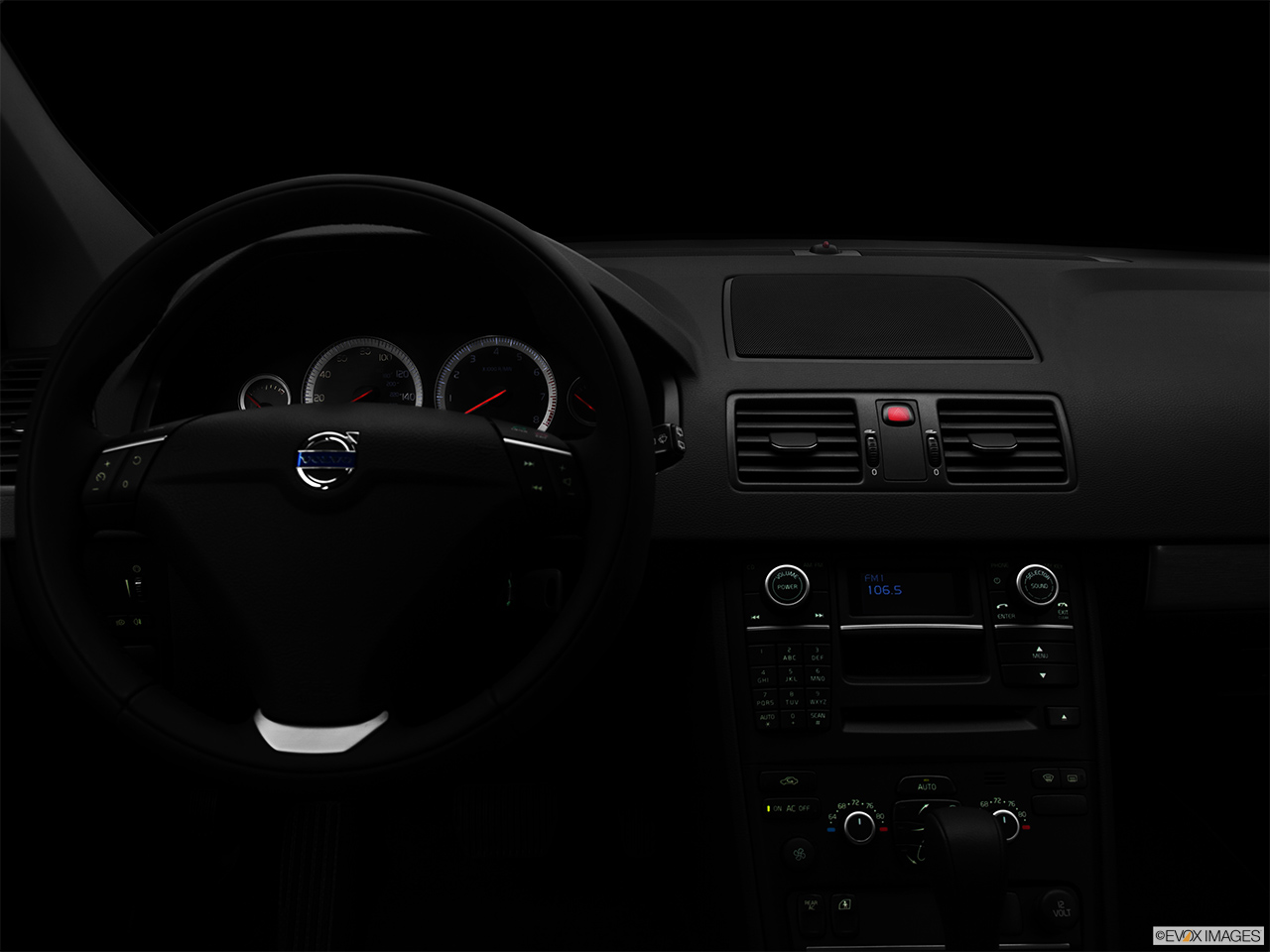 2013 Volvo XC90 3.2 FWD Base Centered wide dash shot - "night" shot. 