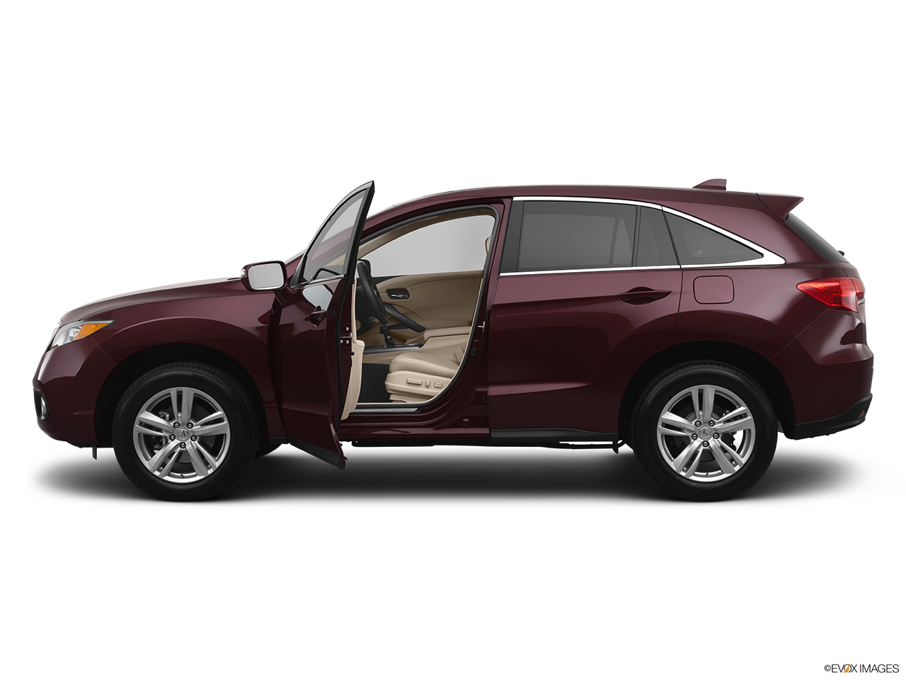 2013 Acura RDX AWD Driver's side profile with drivers side door open. 